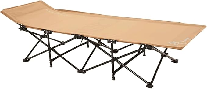 Polyester Camping Cot Lightweight Simple Compact Folding Bed Head Tilting Design Folding Guest Bed Portable Travel Camp Cot