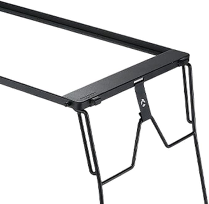 Bridge Table Frame Folding Metal Desk High Strength Grill Camping Table No Countertop for Traveling Fishing Hiking Garden BBQ