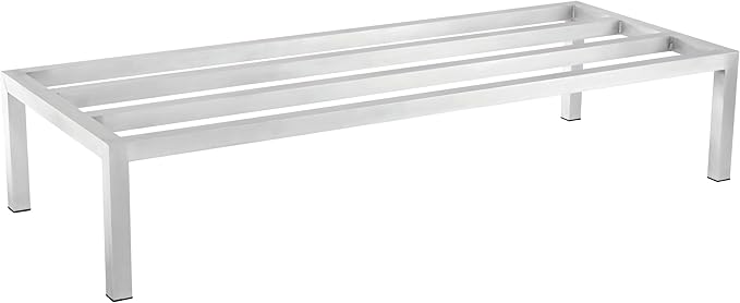 Commercial NSF Aluminum Dunnage Rack - 2000 lb. Weight Capacity - 60x18x12 (28W-138)