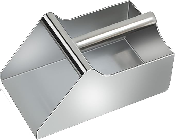 Grade Stainless Steel Shovel - 25x14.5x12cm Scooper - Coffee Bean Candy Shovel Kitchen Outdoor Dog Scoop Scoops