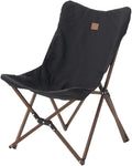 Camping Fishing Chair Wood Grain Folding Office Break Or Outdoor Beach Aluminum Bracket Picnic Leisure