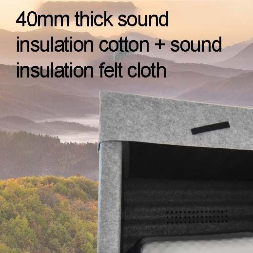 Foldable Soundproof Sleep Tent with Built-in Bluetooth Speakers Privacy Pod with Foam &amp White Noise Audio for Bedroom Office Meditation