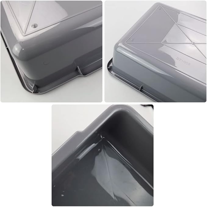22 L Commercial Bus Tubs 4 Pack Utility Bus Box Grey F