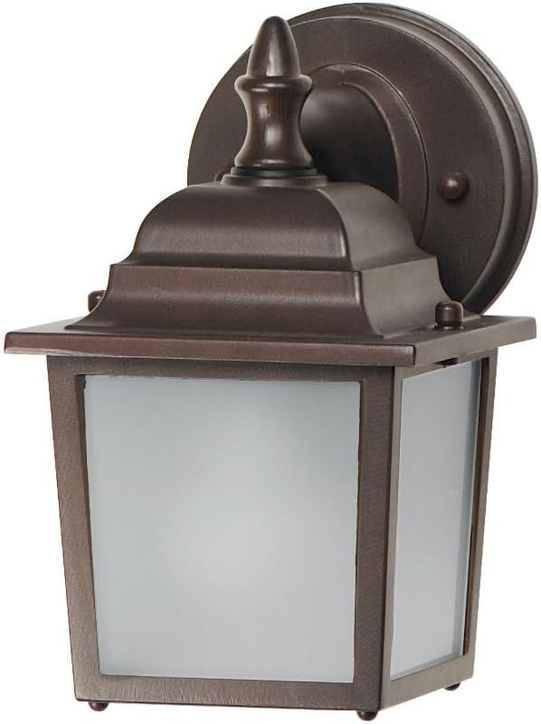 Maxim Lighting 66924EB Cast-9W 1 LED Outdoor Wall Lantern-5.5 Inches Wide by 8.5 inches high Finish Color: Empire Bronze
