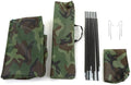 Outdoor Double-door Tent Ultralight Camping Tent Camouflage Hiking Shelter With Sun Protection And Breathable Mesh Roof Design Includes Rain Cover Backpack Poles And Stakes(1 person)
