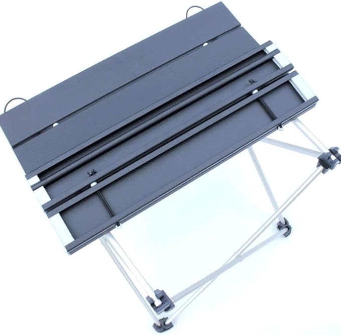 Camping Folding Table Portable Lightweight Foldable Compact Small Roll up Table Perfect for Outdoor Camping Picnic Beach Hiking Easy to Install &amp Clean