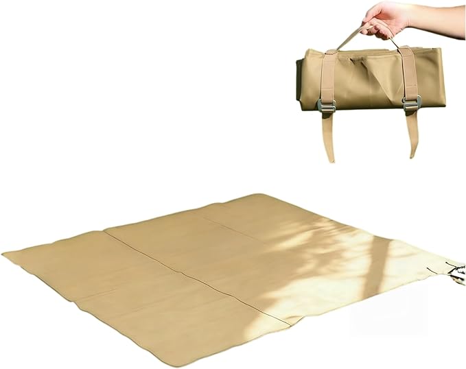 Multi-Use Oversized Weather-Resistant Camping Ground Cloth Tent Footprint – Ultralight Mat for Hiking Backpacking Beach Storage Bag Included