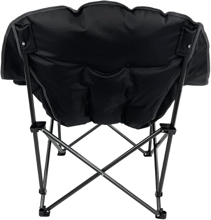 Oversized Folding Camping Chair - Portable and Comfortable 400 lbs. Weight Capacity - Perfect for Camping and Outdoor Activities