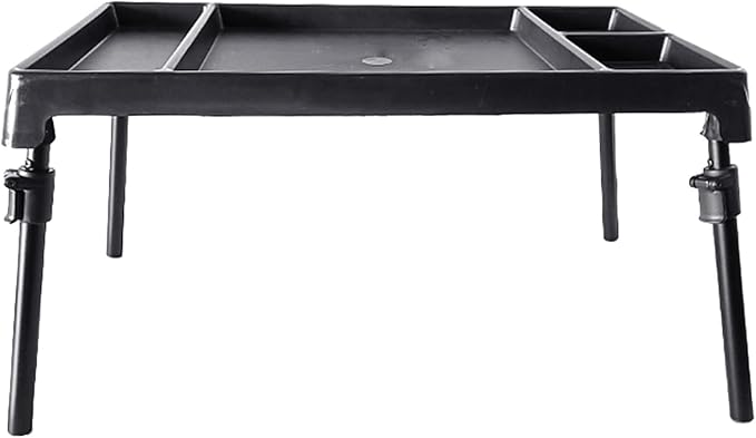 Picnics Hiking Fishing Table with Extendable Leg Folding Baits Tables Portable Picnics Desk for Outdoor Cooking Hiking