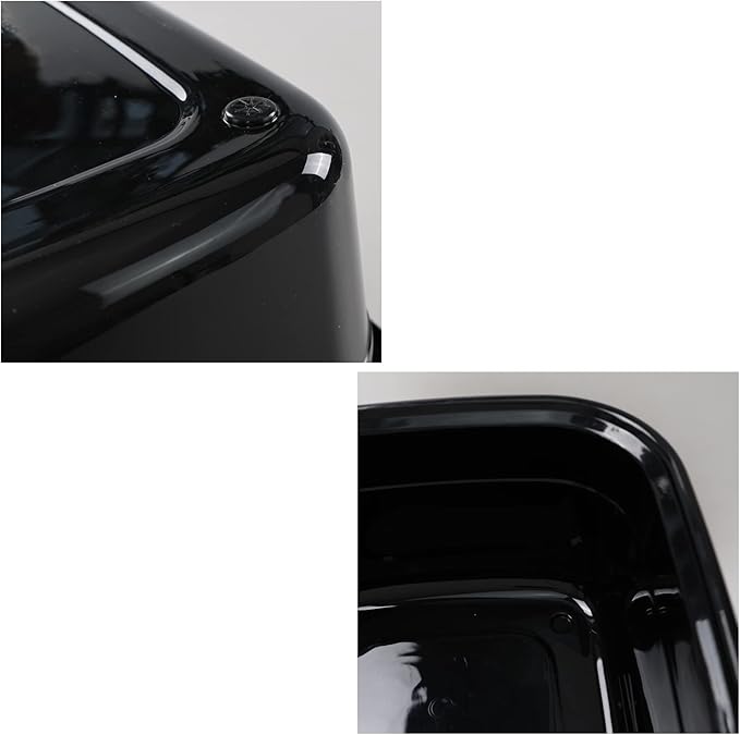 Jekiyo 16 Quart Dish Pan Black Plastic Dish Tubs 3 Packs