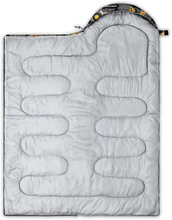 Kids Sleeping Bag for Boys GirlsWestern Cowboy Print-Lightweight Warm Portable Outdoor Indoor-Waterproof Cold Weather Resistant Sleeping Bag for Camping Hiking