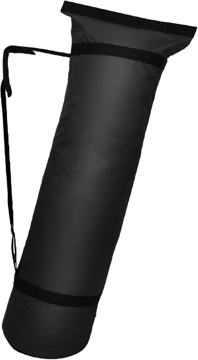 Extra Large Size for 2 Camping Chairs Bag Replacement600D Oxford Fabric with EVA padded BottomHandle Carry Straps with Padding FoamLarge Opening Bag Mouth with Hook and Loop Sealing (1 Black)