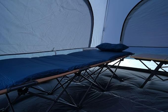 MOUNTAIN SUMMIT GEAR Self-Inflating Camp Pad - 2.5 Inches Thick (Air Mattress Camping Accessory Made by Caddis Sports)