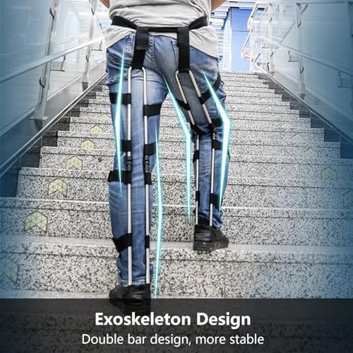 Lightweight Exoskeleton Seat - Chairless Folding Stool for Fishing Photography Carpentry &amp Cooking - 220 lbs Capacity Portable XL Design for Comfort &amp Convenience