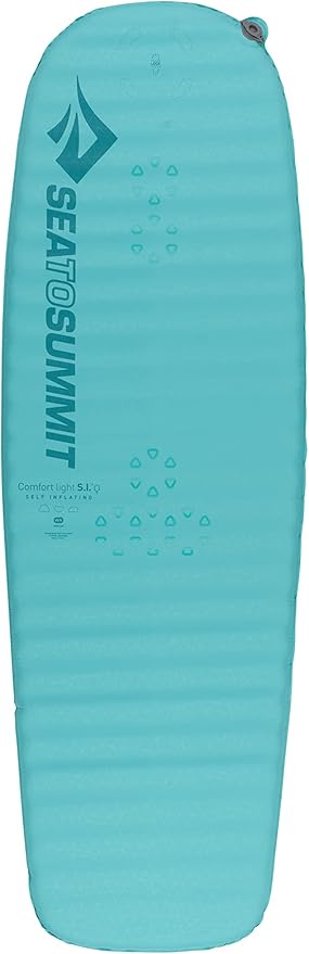 Sea to Summit Comfort Light Self-Inflating Foam Sleeping Pad for Camping and Backpacking Women's Regular (67 x 21 x 2 inches)