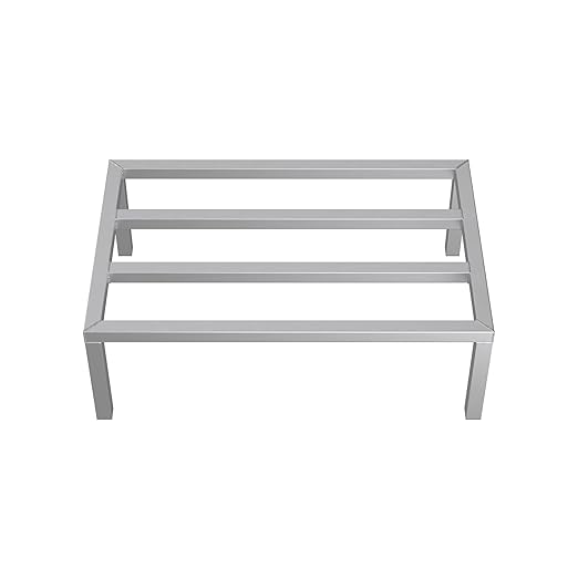 36'' x 24'' x 12'' Aluminum Welded NSF Certified Dunnage Rack - 1715 lb. Capacity for Restaurant Storage Warehouse Garage