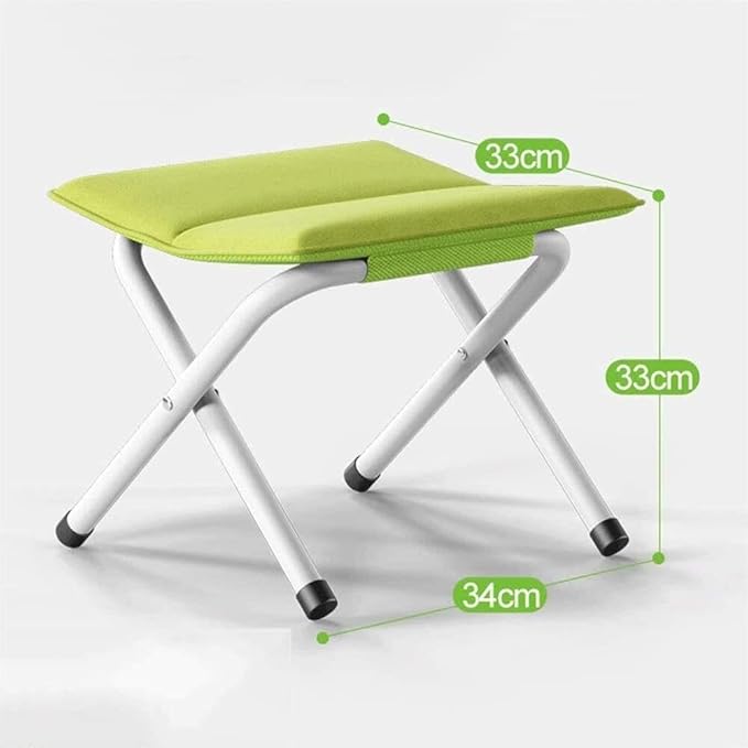 Camping Chair Foldable Fishing Chair Ultra-Light Portable Aluminum Alloy Picnic Chair Supports 100KG for Camping Fishing and Picnics