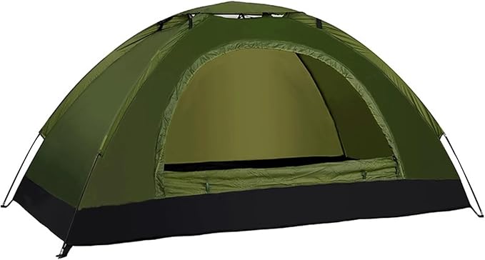 1-2 Person Ultralight Single-Layer Camping Tent – Anti-UV Portable Tent for Hiking Backpacking &amp Fishing Trips
