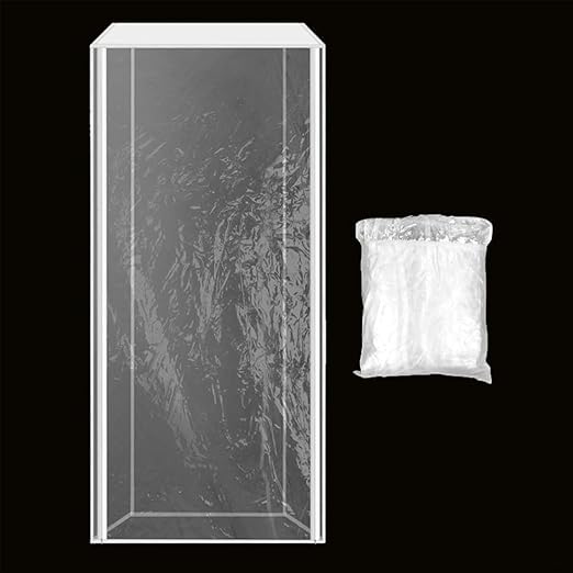 Heavy-Duty Transparent Foodservice Sheet Rack Cover Bakery - 28 x 23 x 61 - Easy Fold &amp Store(28 * 23 * 61in)