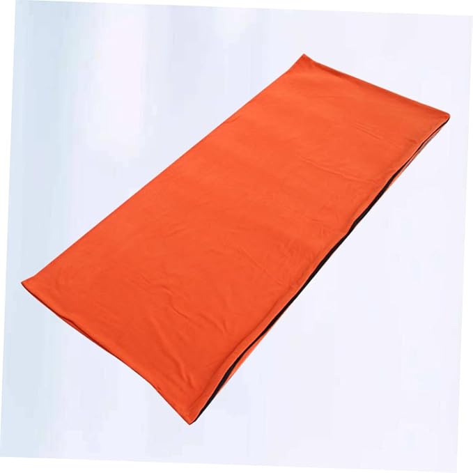 Alipis Portable Orange Outdoor with Adjustable Zipper Breathable Fleece Design Compact Travel Storage for Camping Hiking Backpacking and Trekking Activities