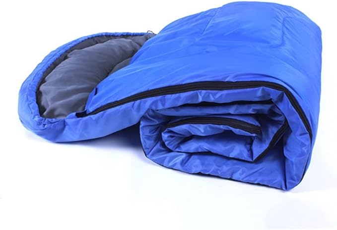 Splicing Sleeping Bag Breathable Adjustable Outdoor Travel Rectangular Sleep Sack 0-20 Degree Slumber