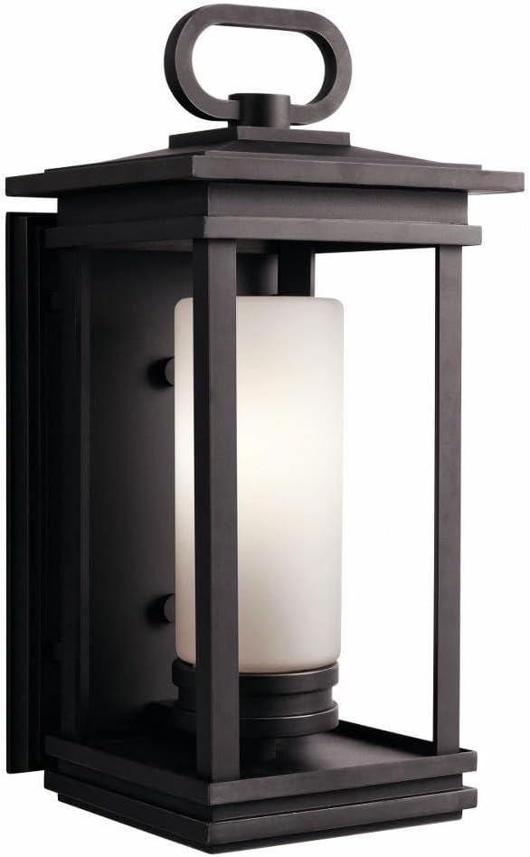 Kichler 49476RZ South Hope Outdoor Wall 1-Light Rubbed Bronze 19.75