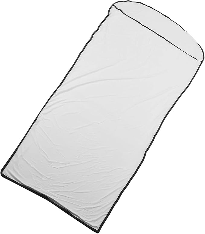 Sleeping Bag Liner Ultralight Polyester 200x80cm Compact Storage Bag - Multifunctional Elastic Design Breathable and Skin Friendly Ideal for Cold Weather Camping