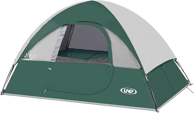 Camping Tent 2-4 Person Waterproof Windproof Tent with Rainfly Easy Set up-Portable Dome Tents for Camping…