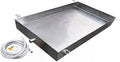 Heavy-Duty 4 High Condensate Drain Pan - 50x20cm (20x8in) Water Collection Tray for Air Conditioners Industrial Equipment Workshops Apartments &amp More