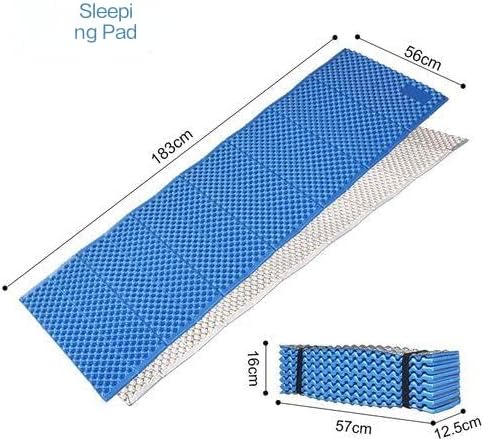 IXPE Camping Sleeping Pad Ultra-Light Cold-Resistant (-30°C) Tear-Resistant Waterproof Closed-Cell Foam for Winter Hiking/Backpacking 185cm x55cm