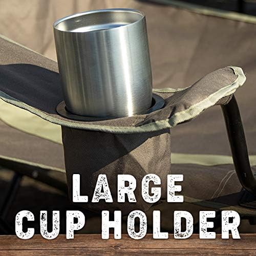 Mossy Oak Heavy Duty Folding Camping Chairs Lawn Chair