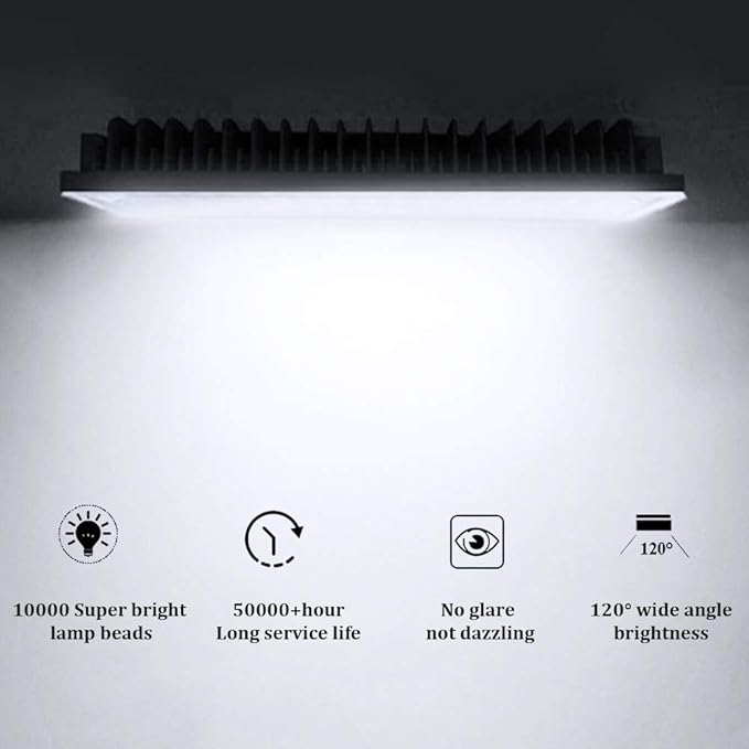 Kekeou GDIDEA 100W LED Flood Lights Outdoor Stadium Lights 100 Watt Outside Flood Light 11000LM 6500K Exterior Flood Lights IP67 Waterproof LED Outdoor Lights for Yard