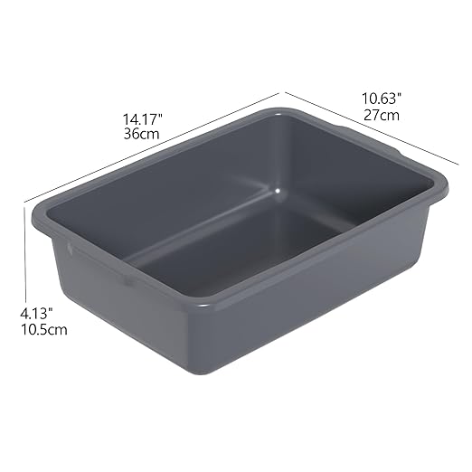 8 L Plastic Bus Tub Small Commercial Bus Box 5 Packs