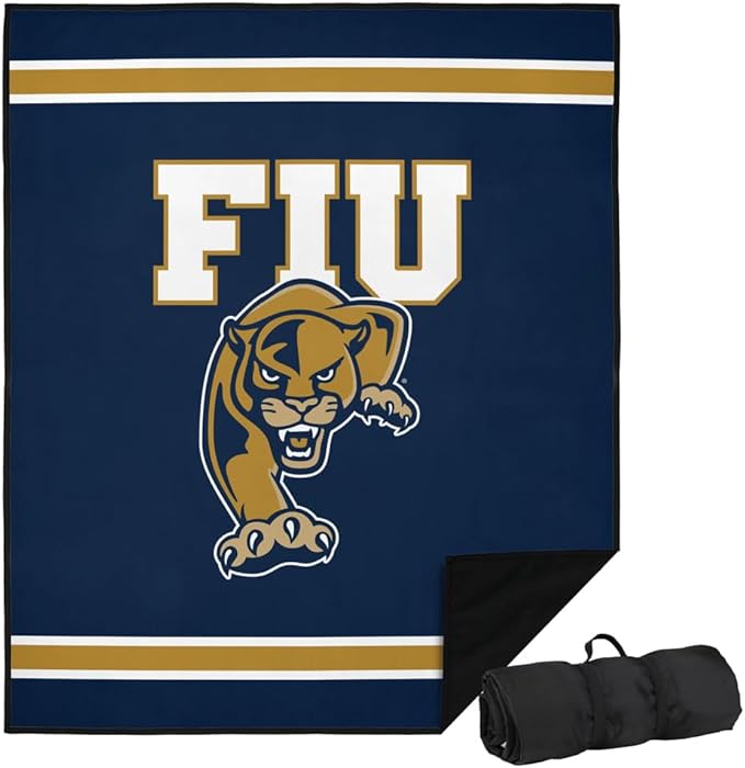 LOGOVISION Florida International University Blanket 50x60 Primary Logo OutdoorBlanket