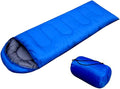 Compression with Hood for Adults Lightweight Envelope Design Drawstring for Hiking Camping Backpacking and Outdoor Activities Includes Compression Storage Bag Blue