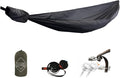 Onewind 11ft Ultralight Camping Hammock Portable Hammock with 2 * 12Ft Tree Straps 40D 1.7oz Nylon Ripstop Lightweight Hammock for Camping Hiking Backpacking 11' x 55 Dark Grey