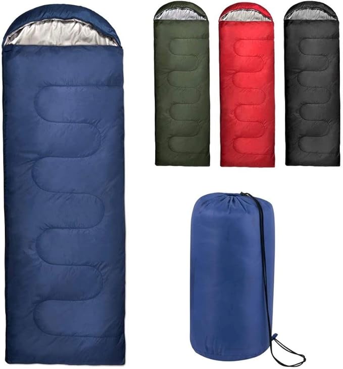 10 Pack Sleeping Bags for Adults Cold Weather Bulk for Homeless People 4 Seasons Warm or Cold Lightweight Indoor Outdoor Backpacking Camping