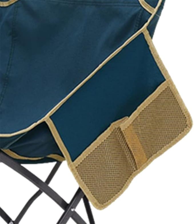Moon Chair Lightweight for Outdoor Traveling Beach Fishing Chair Steel Multifunctional Camping Folding Chair(D Light Grey)