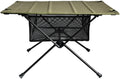 Camp Table Storage Bag Mesh Tripod Organizer for Camping Picnic and Outdoor Folding Table Under Table Storage Bag Black
