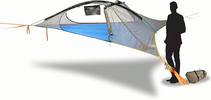 Tentsile Flite+ V3 Lightweight Camping Tent Hammock Portable Treehouse for Backpackers Backyards Nature Lovers Designed in The UK