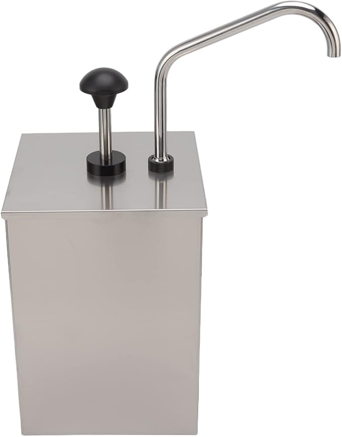 Soy Sauce Pump Dispenser Efficient Large Capacity Syrup Pressing Pump for Restaurant Kitchen Food Grade Stainless Steel