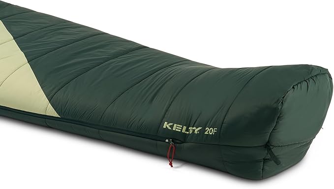 Kelty Cosmic Synthetic Fill 20 Degree Backpacking Sleeping Bag – Compression Straps Stuff Sack Included