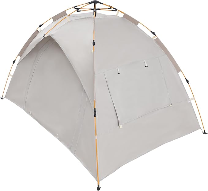 2-3 Person Camping Tent Instant Pop Up Tent with Rolled-Up Windows and Mesh Deisgn Waterproof Oxford Cloth 6.56FT×4.92FT×4.43FT Tents for Camping Traveling Sleepovers