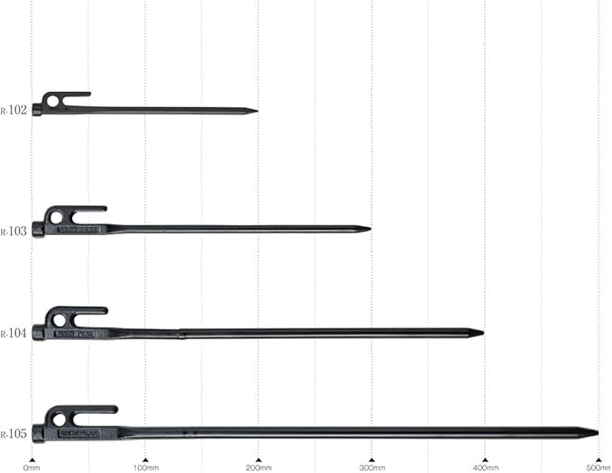 Snowpeak Solid Stakes30 6 Piece R-103-1