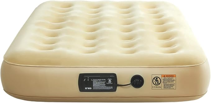 Simpli Comfy Twin Replacement Air Mattress with Built-in Pump – Compatible with EZ Bed Use Alone or with Frame Fast Inflation Portable and Easy Storage
