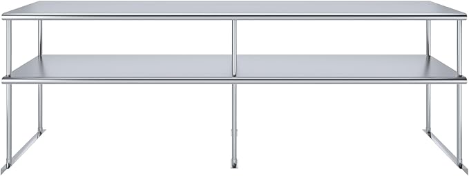 AmGood Double OverShelf Stainless Steel NSF - Many (96 Long x 18 Deep)
