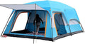 Outdoor Tent Camping Tent 6 Person Family Tents for Camping Waterproof Tent with Living Room and Separate Rooms 4 Season Tents Big Family Shelter