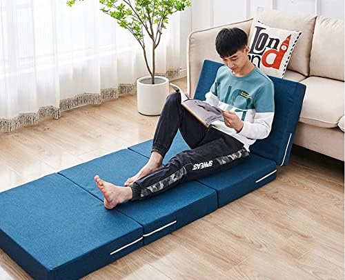 Folding Camping Cot for Adults Heavy Duty Outdoor Bed with Carry Bag Layer Travel Camp Cots Portable Cot Extra WideThick Four-Folding MattressGuest Mattress with Removable CoverSoft Singl