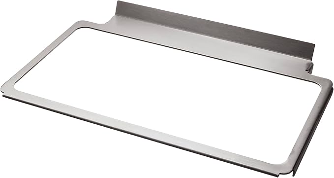 Chef Master Steam Pan Insert for Griddle Shelf Set – Fits 1/3 1/6 &amp 1/9 Steam Pans - Keeps Your Ingredients in One Place - Grill Accessories For Restaurants Diners &amp Food Trucks - Fits 90260