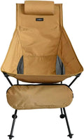 Portable Camping Chair with Pillow Set Folding Chair Fishing Chairs Beach Picnic Chair Travel Moon Chair with Back Support